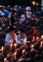 Children offer Bon prayer